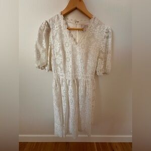 Rachel Parcell white midi dress